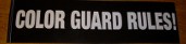 Color Guard Rules